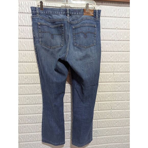 Lauren Jeans Co. By Ralph Lauren Women's Blue Medium-Wash Denim Jeans Pre-Loved - Picture 5 of 8